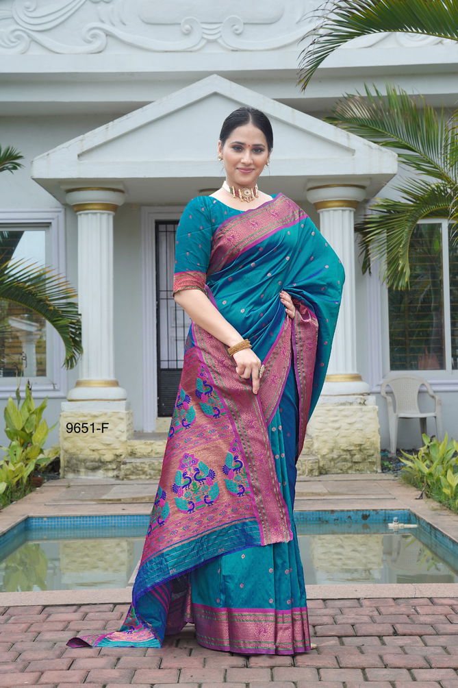 Pethani 9651 By SRC Silk Designer Sarees Wholesale Clothing Suppliers In India